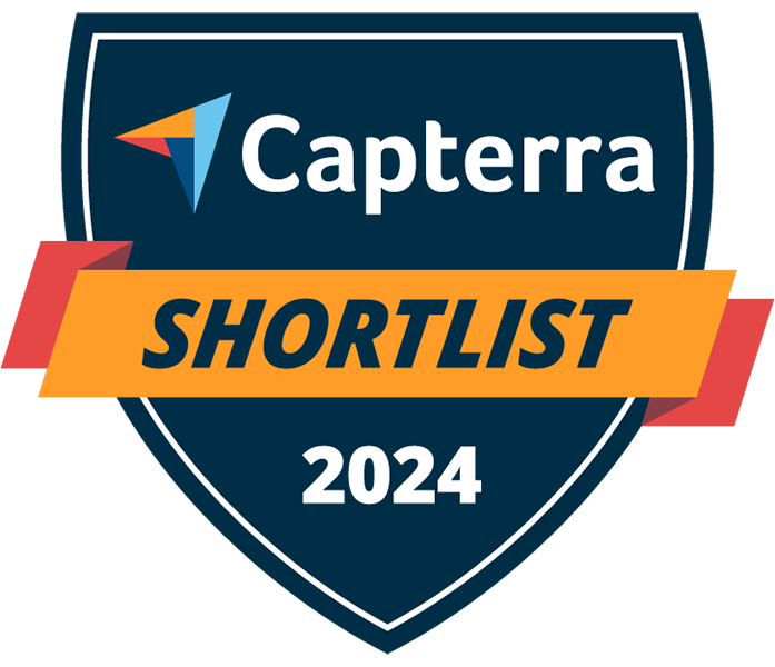 Capterra Shortlist 2023 Capterra Shortlist 2024 badge