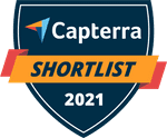 Capterra Shortlist 2021 badge