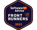Software Advice Front Runners 2022 badge
