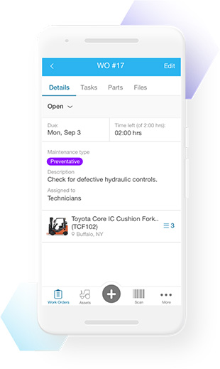 Mobile with work orders