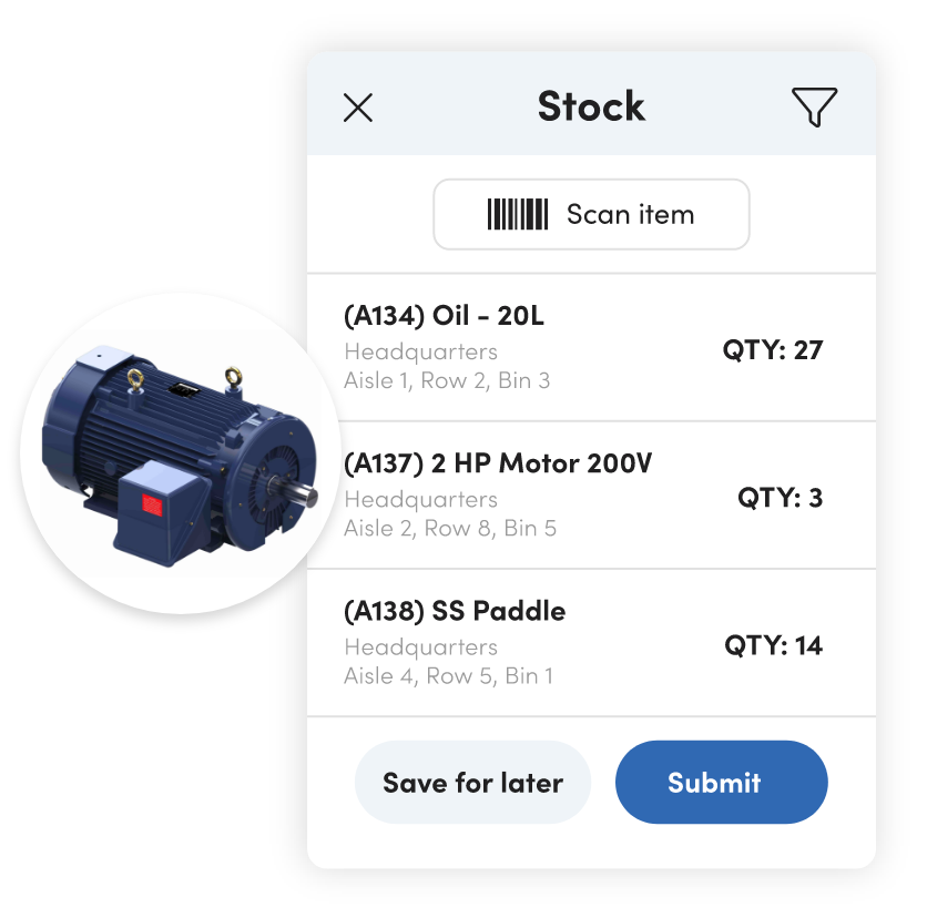 Stock dashboard mobile screen: see all your asset quantities